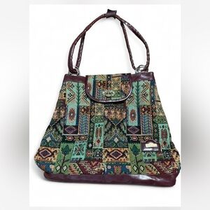 Elegant vintage Multicolor Tapestry Bag